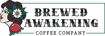 Brewed Awakening Coffee AL Logo